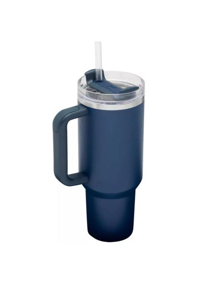 Stanley Large Capacity Insulated mug with Lid and Straw for Water, Iced Tea or Coffee, Smoothie and More, Orchid 40 oz.