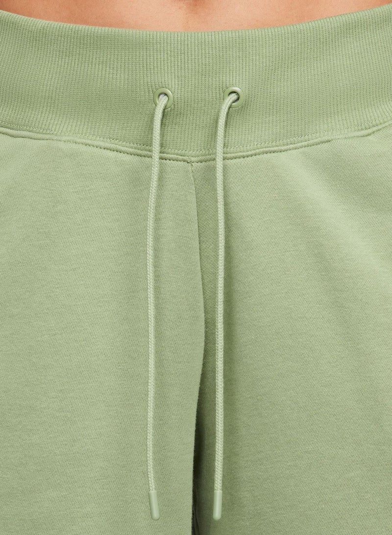 High-Waisted Wide-Leg Sweatpants