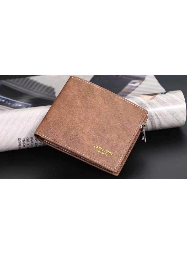 Leather Wallet YellowBrown