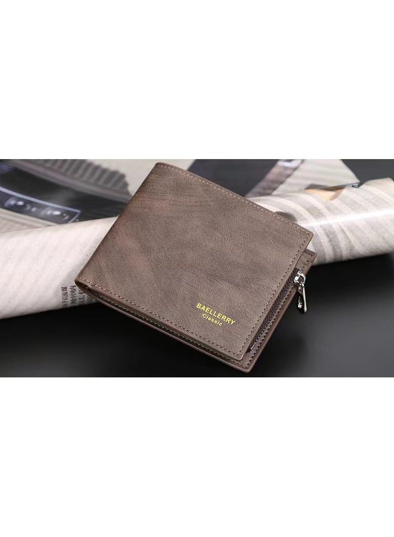 Leather Wallet Brown