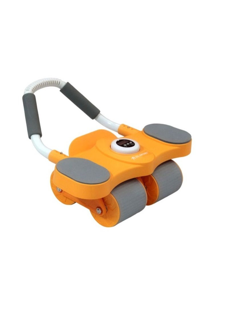 Automatic Rebound Abdominal Wheel  Exercise Roller Ab Roller Exercise Equipment with Timer Abs Workout Equipment Ab Stimulator Exercise Roller Workout Trainer