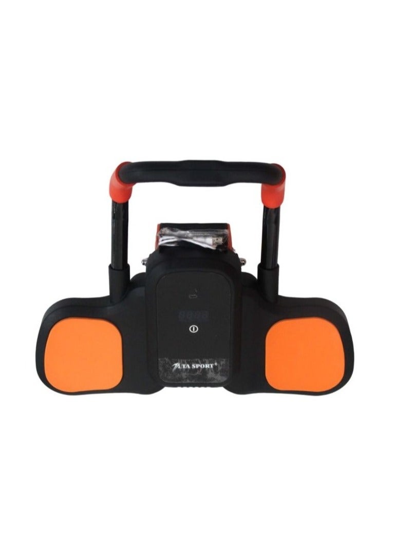 Ab Roller With Elbow Support Xw-R9 Lcd-Display Orange