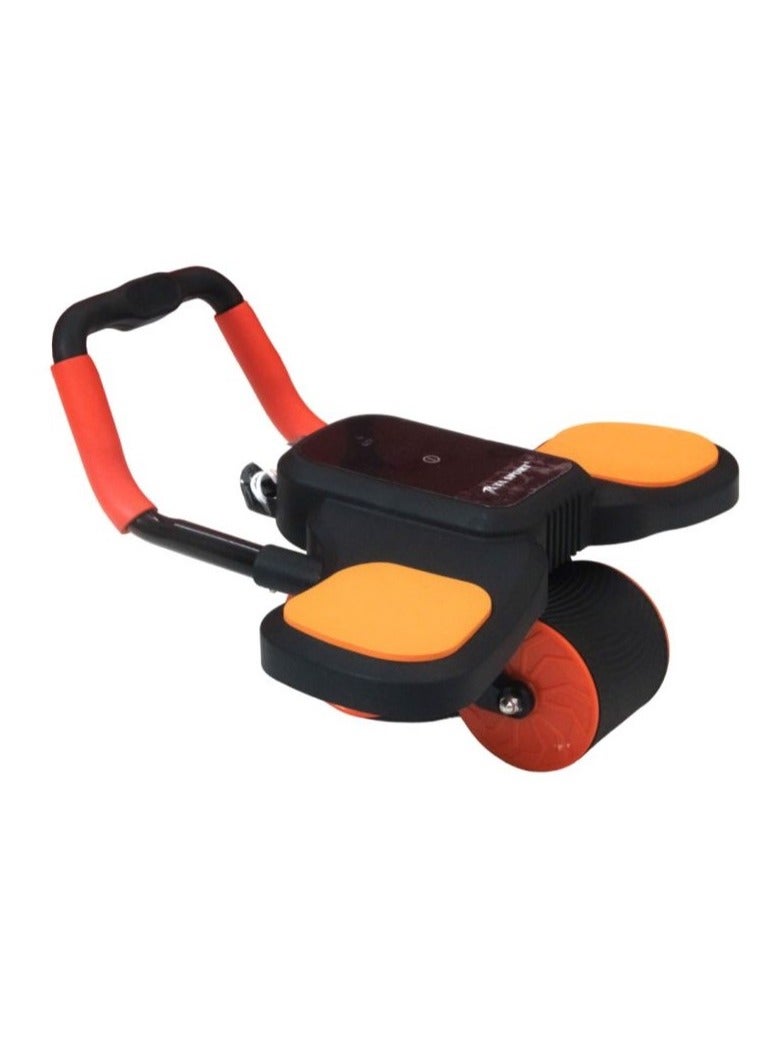 Ab Roller With Elbow Support Xw-R9 Lcd-Display Orange