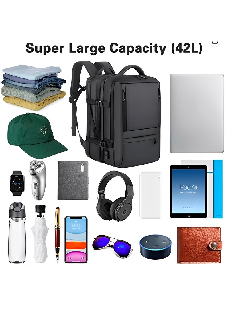 Skycare Large Carry On Backpack for Women and Men  Airline Approved Waterproof Business Laptop Daypack and Gym Bag