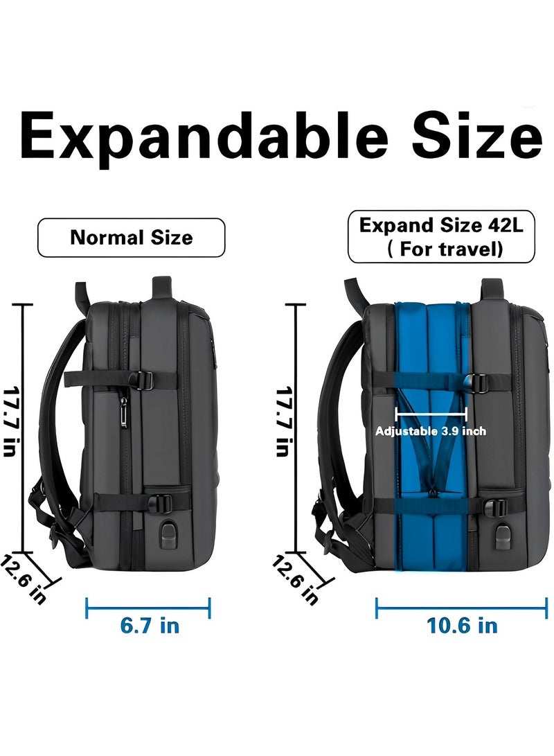 Skycare Large Carry On Backpack for Women and Men  Airline Approved Waterproof Business Laptop Daypack and Gym Bag