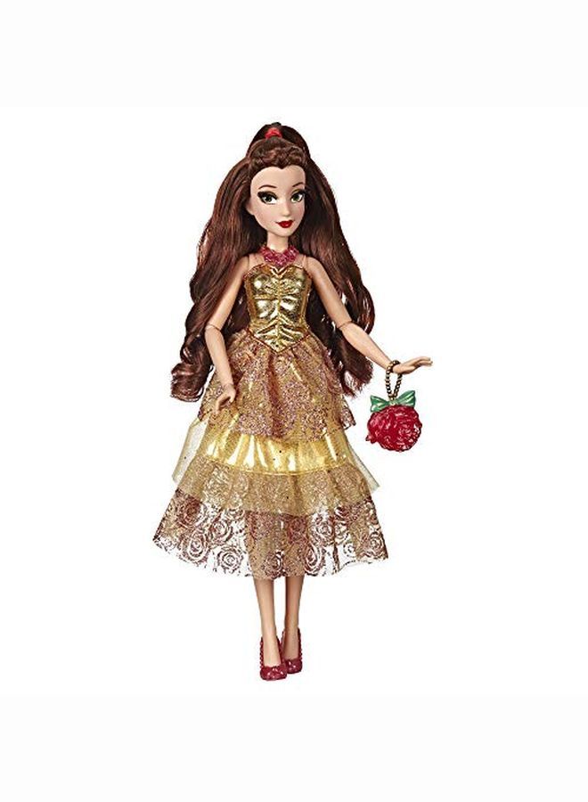 Princess Style Series Belle Doll In Contemporary Style With Purse & Shoes