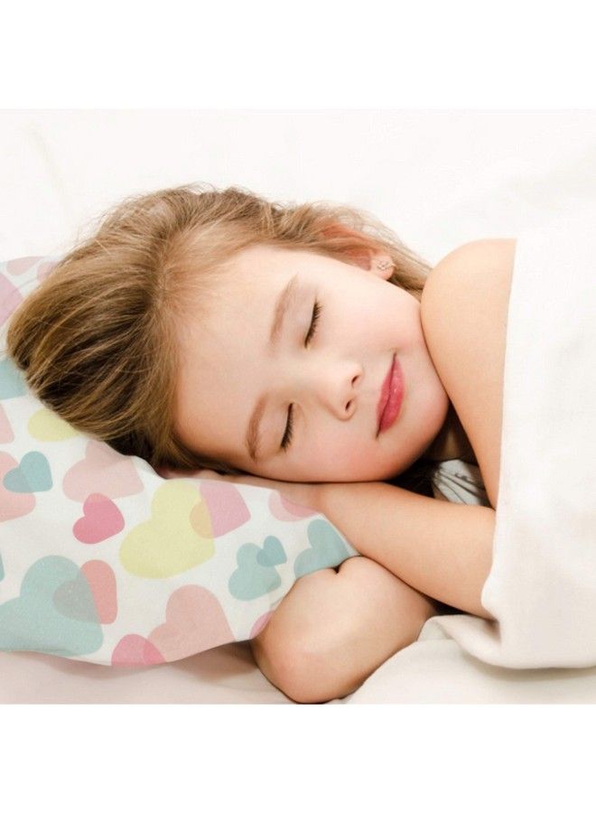 Toddler Pillowcase 13 X 18 100% Cotton & Hypoallergenic (Hearts)