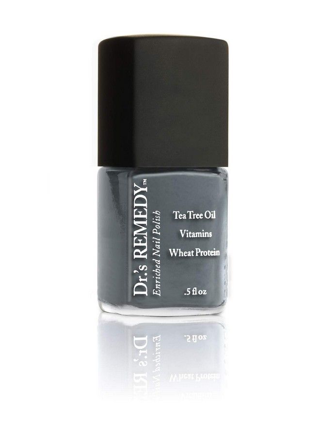 Enriched Non Toxic Premium Nail Polish Stability Steel 0.5 Fl. Oz.