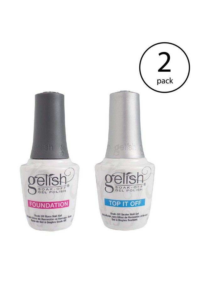 Dynamic Duo Foundation Base & Top It Off Sealer Gel Nail Polish (2 Pack)