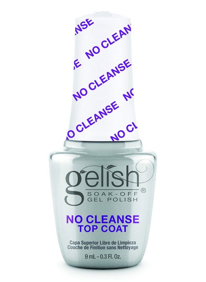 Mini No Cleanse Gel Nail Top Coat Nail Gel Top Coat Top Coat For Gel Nails 0.3 Ounce