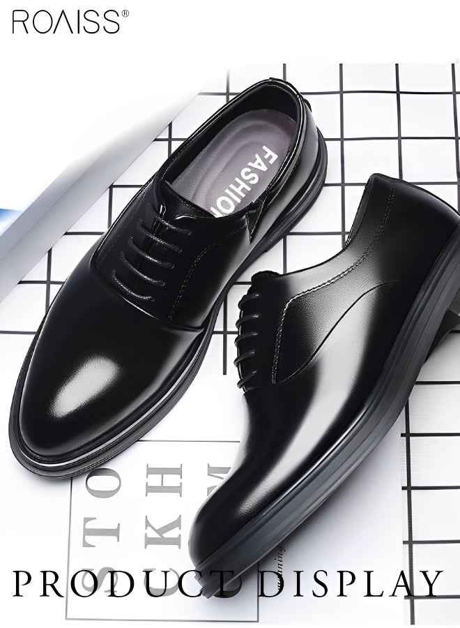 Men's Business Formal Occasions Leather Shoes Non Slip Patent Leather Buckle Sole Shoes Work Wedding Business Trip Men's Formal Occasion Leather Shoes