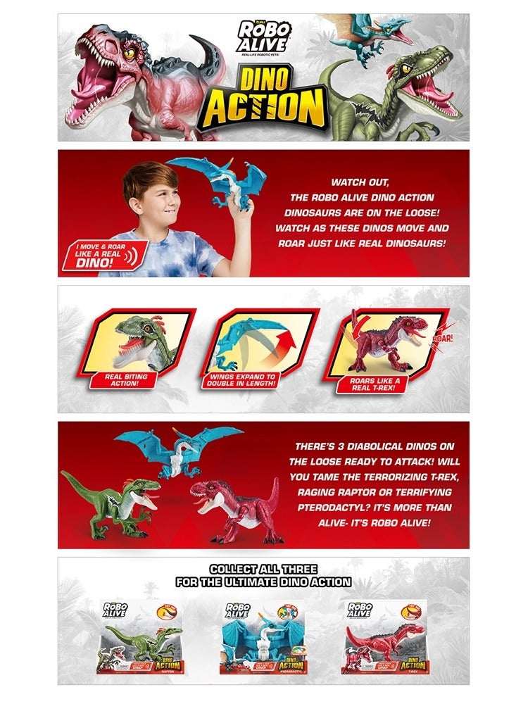 ZURU ROBO ALIVE Dino Action S1 Raptor for Ages 3+