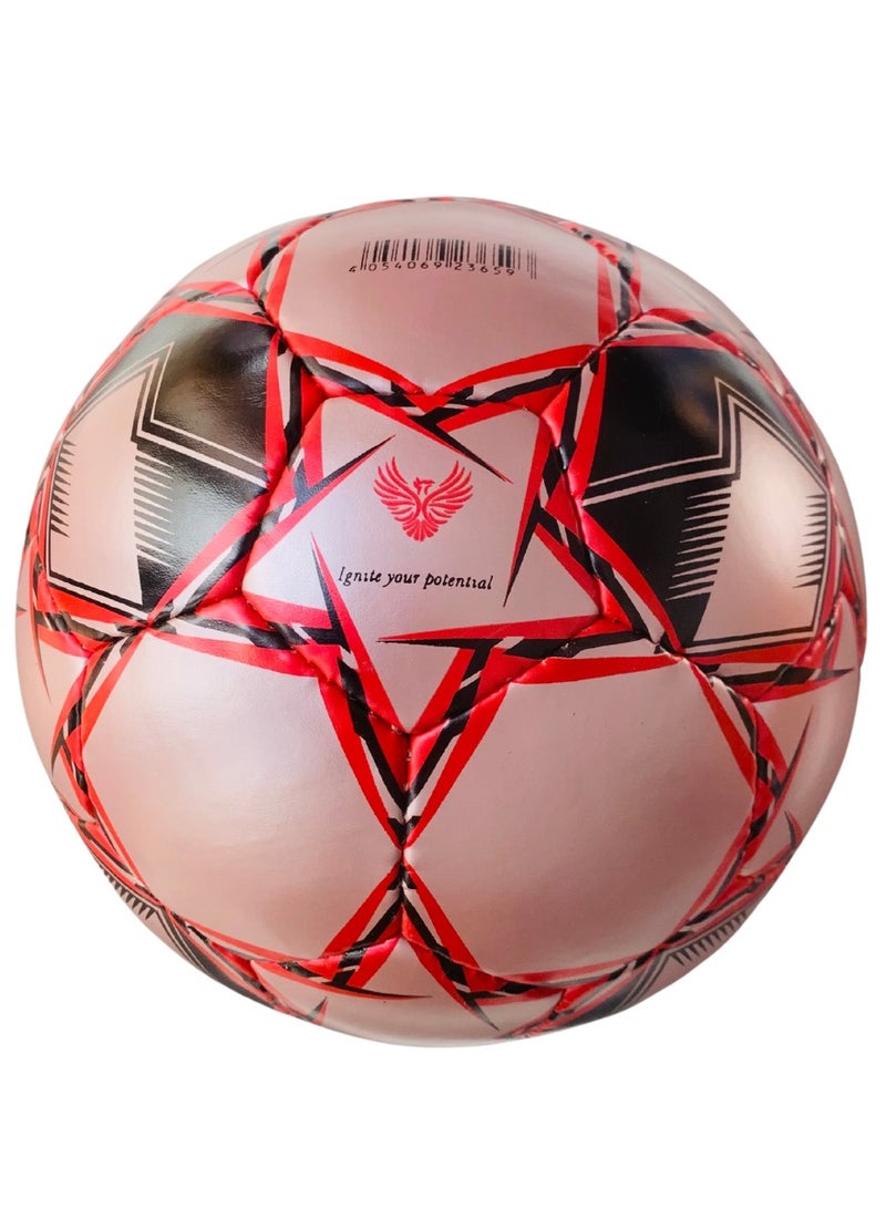 Soccer Football Ball - Official World Cup Pro Football Quality - Size 5 - High Performance Precision and Control - Durable for Matches and Training