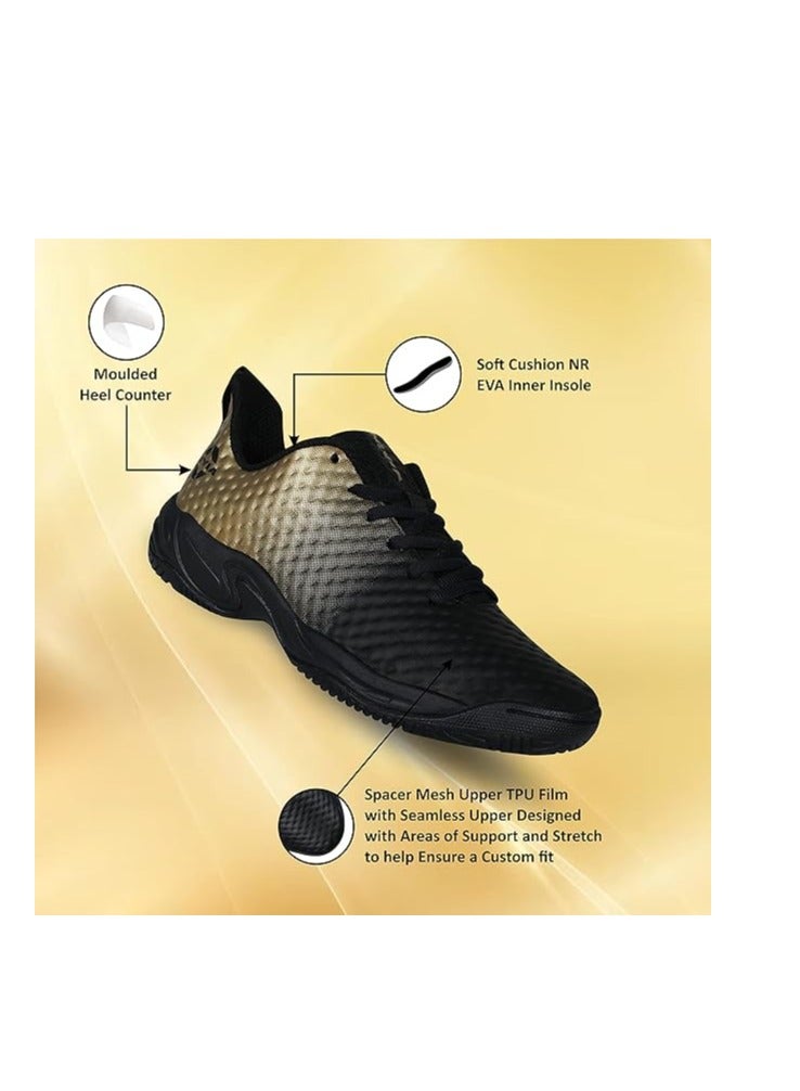 Power Smash Tennis Shoe | Size : 8UK / 9US / 42EU | Lace-Up | Material Type : Mesh,Ethylene Vinyl Acetate | Badmintion | Squash