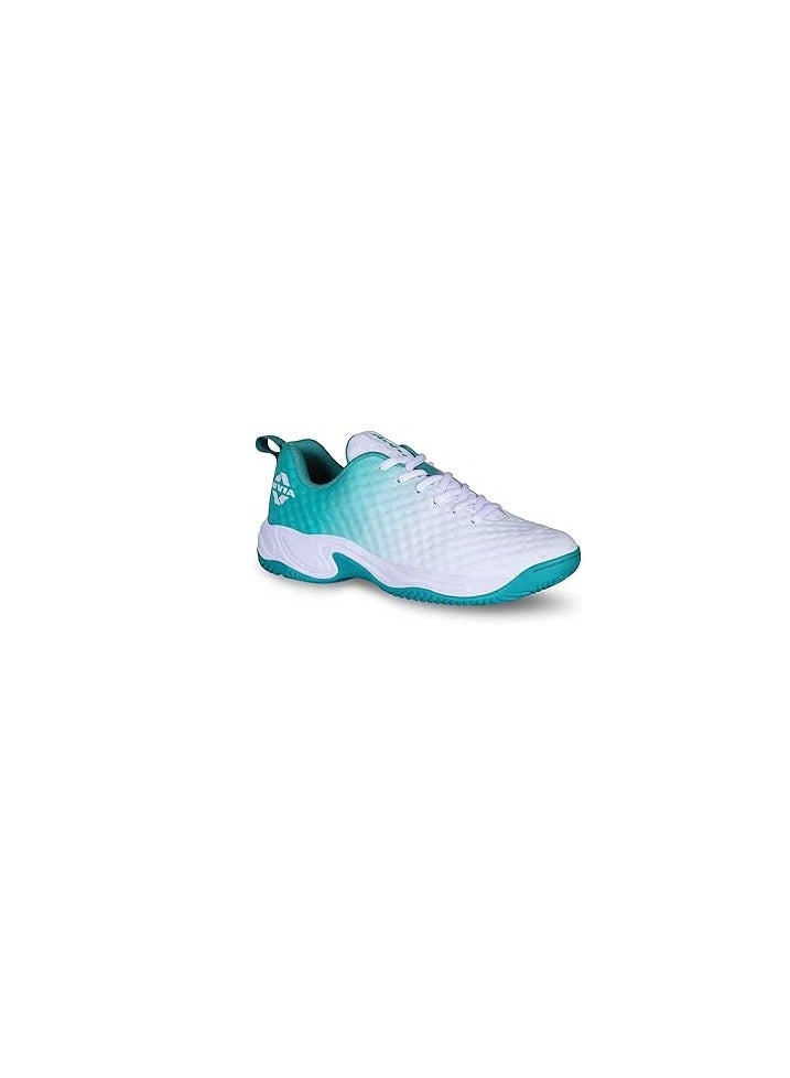 Powermash Tennis Shoes | 11UK / 12US / 45EU | Lace-Up | EVA,Mesh | Indoor Court Shoes | For Men | Non-Marking Rounds | Stability | Comfortable