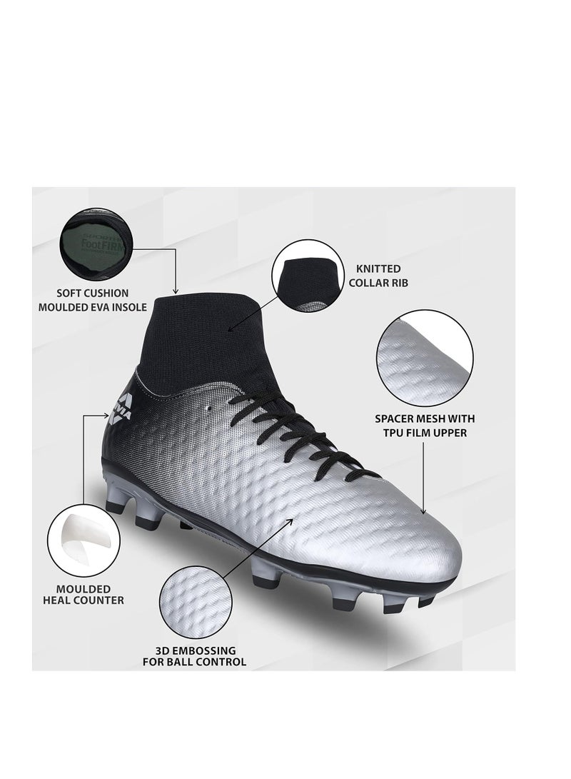 Oslar Blade 2.0 Football Shoes for Men | Sports and Athletic Footwear with Upper Synthetic | Comfortable Football Shoes | 9UK / 10US / 43EU