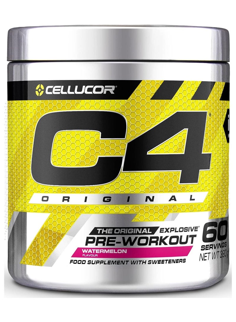 Cellucor Original Beta Alanine Sports Nutrition Bulk Pre Workout Powder for Men & Women | Best Pre-Workout Energy Drink Supplements | Creatine Monohydrate | Watermelon | 60 Servings