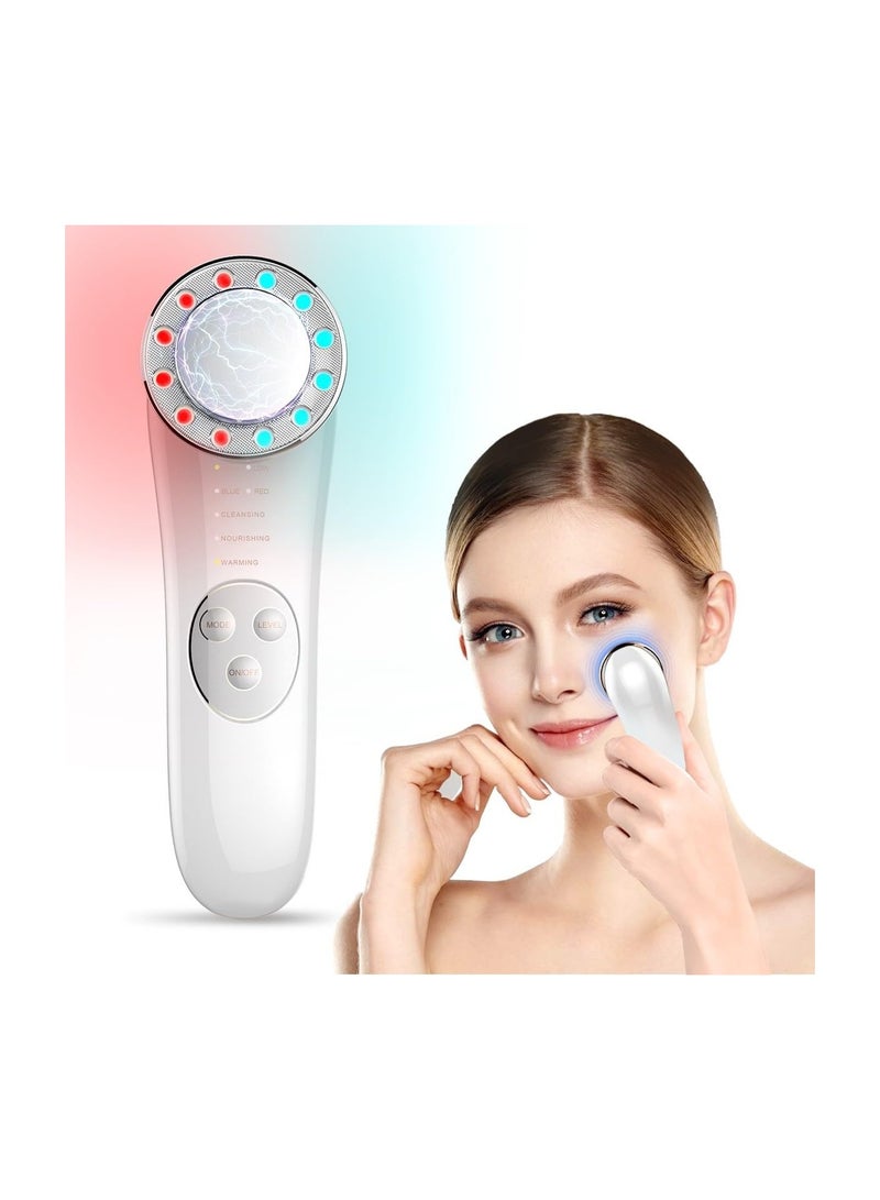 Facial Massager, 7 in 1 Skin Care Tools, Facial Machine Skin Care for Face Neck, Face Lifting Machine, Galvanic Facial Machine, Face Tightening Machine, for Skin High Frequency Facial Machine