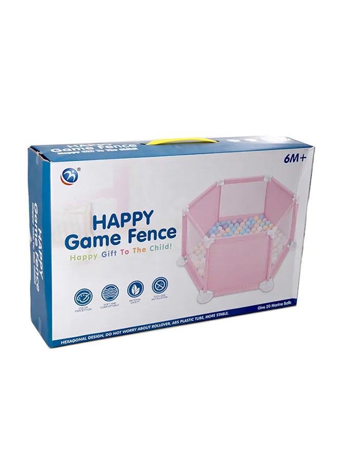 Lightweight Portable Foldable Happy Game Baby Safety Fence Bouncer Toy 115centimeter