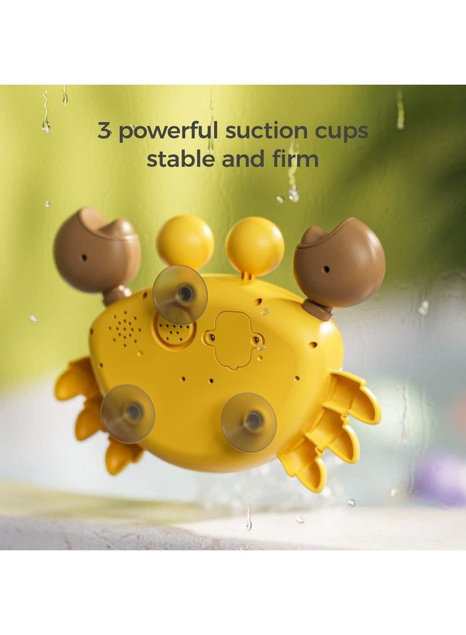 Tumama Baby Bath Toybath Bubble Maker Machine With Music3 Bathtub Windup Toyscrab Shower Water Toy For Toddlers Kids Boys Grils