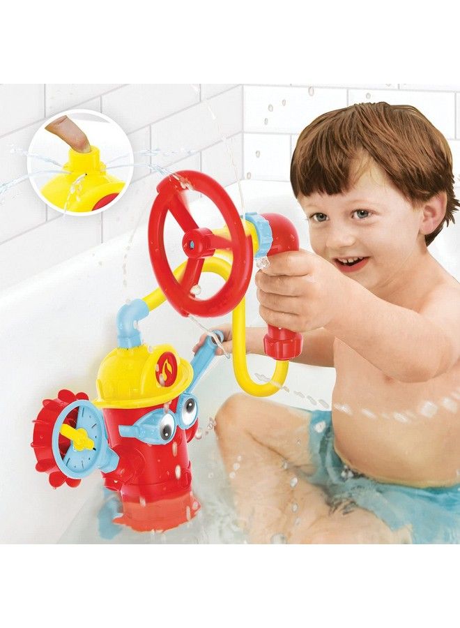 Ready Freddy Spray ‘N’ Sprinkle Kids Bath Toy. Action Oriented Fire Hydrant Play Game For Children Ages 3+. Comes With 4 Fireman Accessories Promotes Stem Based Learning.