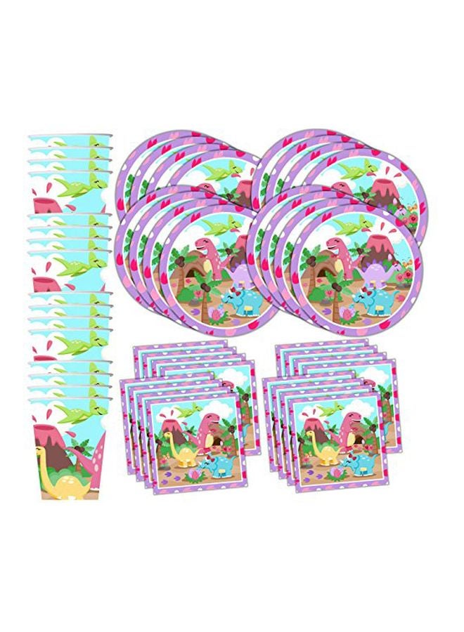 Little Dino Birthday Party Tableware Set