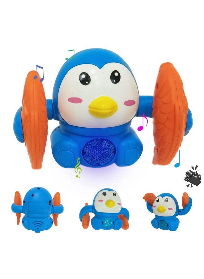 Dancing Crawling Baby Toys For 6 Month Old Baby Girls Boys Kids Musical Toys For Babies With Light With 360° Spinning & Rolling Moving Toys For 6 12 Months Penguin Sound Toy Bis Approved