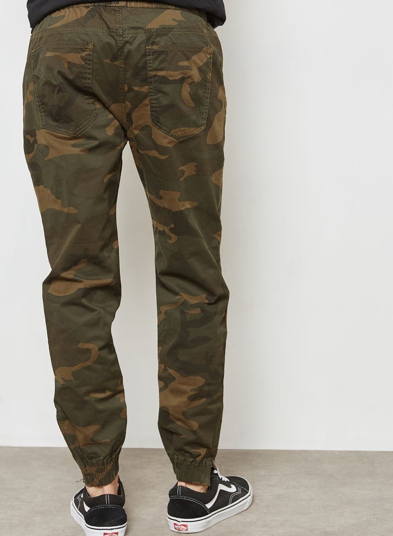 Vegs Camo Print Sweatpants