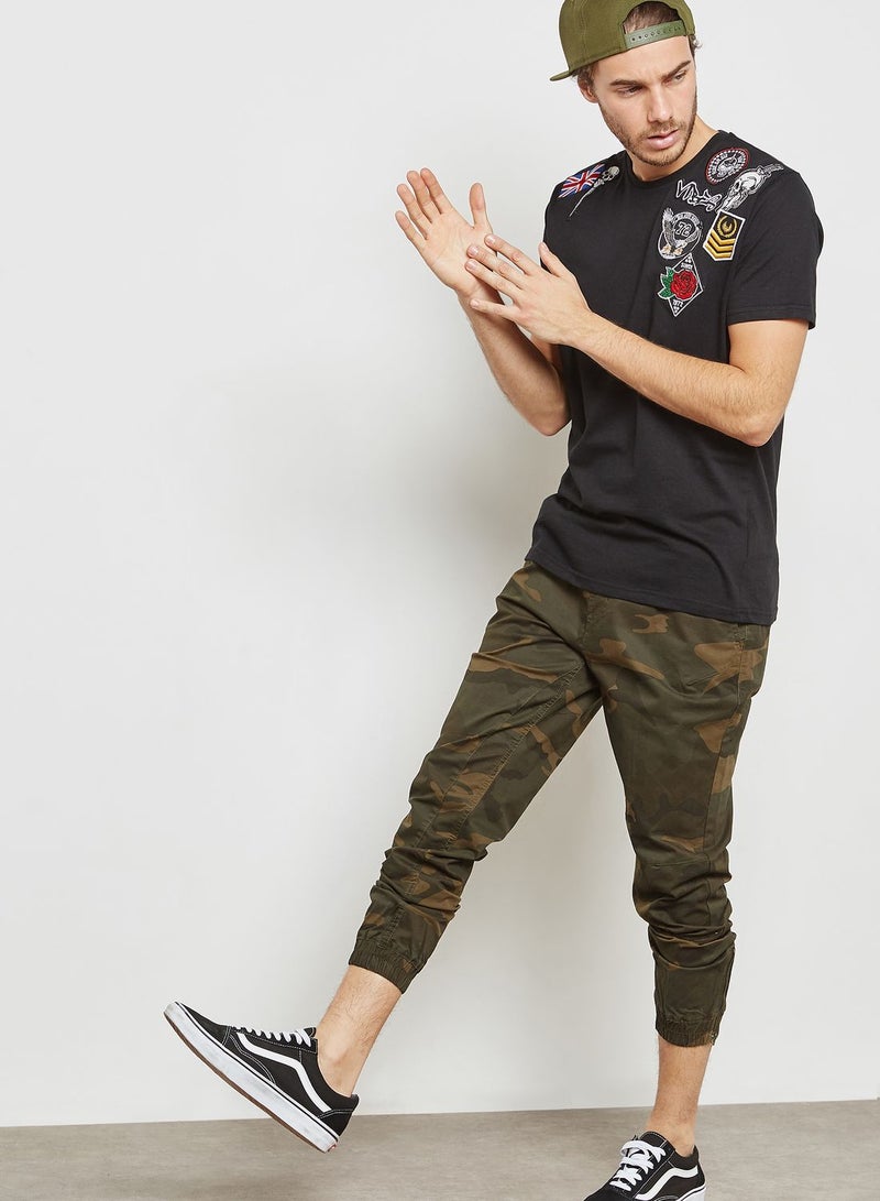 Vegs Camo Print Sweatpants