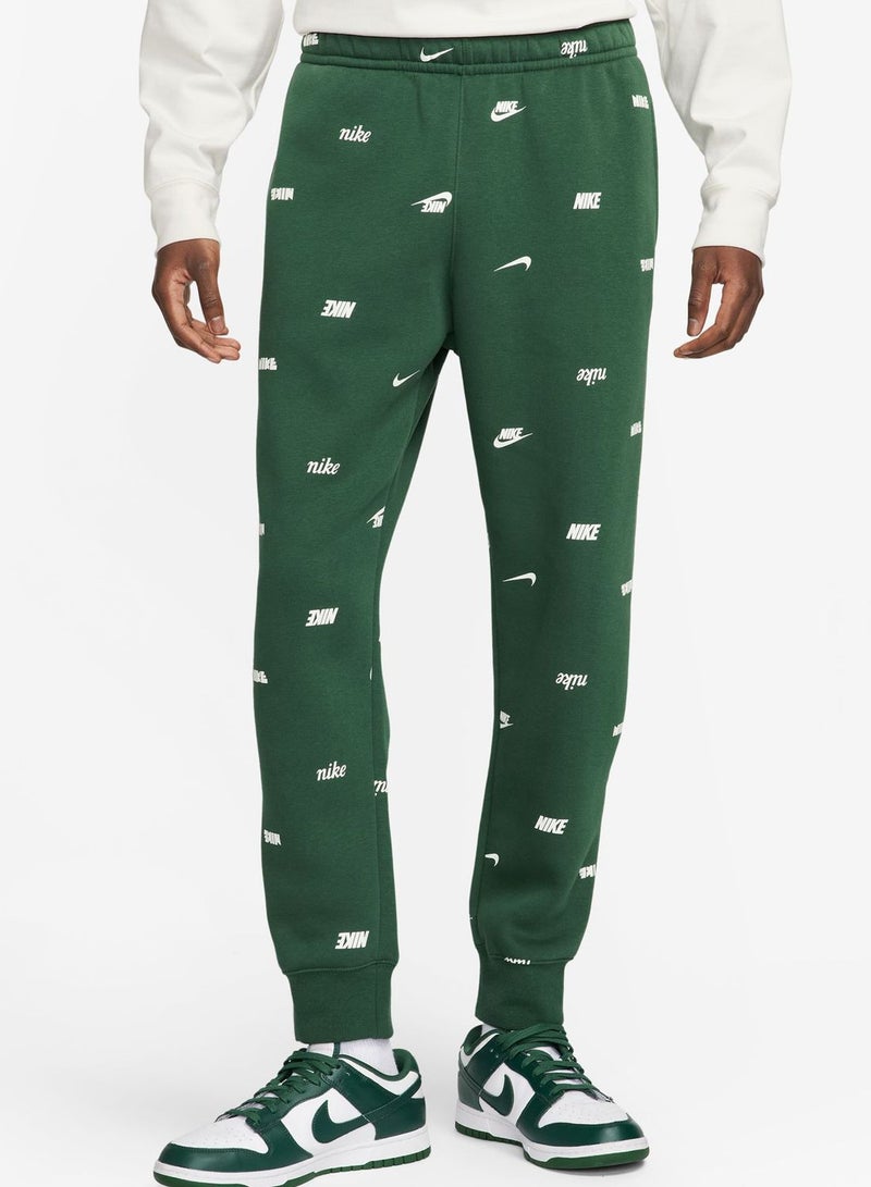 Club+ All Over Printed Joggers