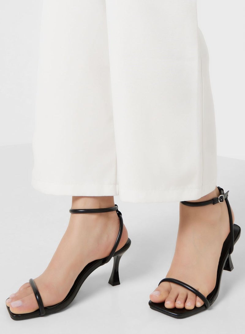 Ankle Strap Square Toe Sandal