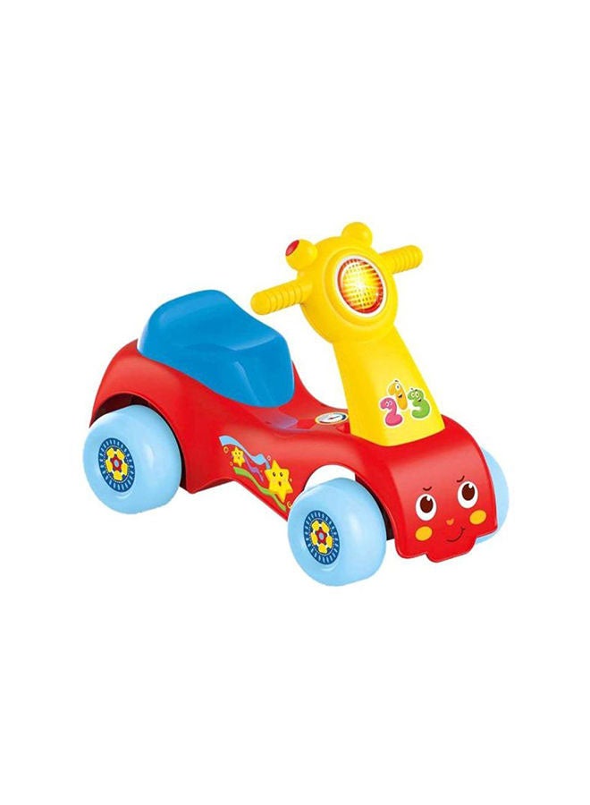 Stylish Baby Music Rider Toy Car For Kids Development Durable And Sturdy 48x24x37cm