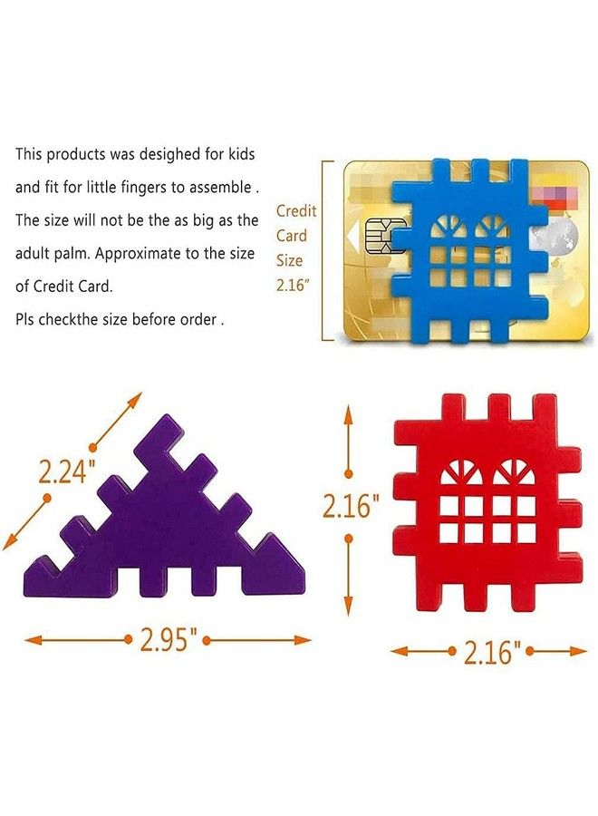 Educational Play And Learn Plastic Building Block Set (House Interlocking)