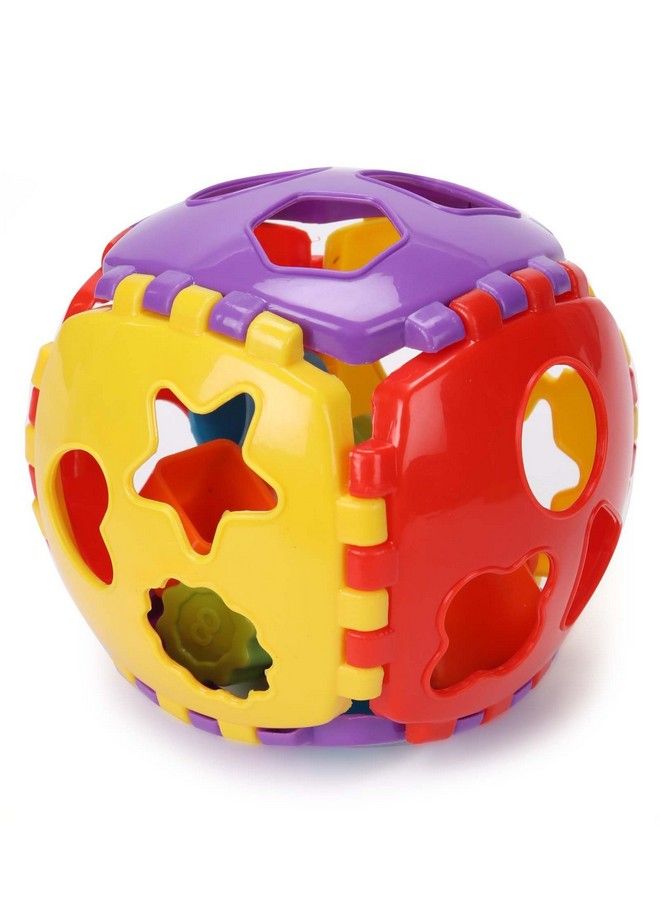 Educational Shape Sorter Ball With Shapes All Around The Detachable Ball For Kids Ages 1+ Non Toxic