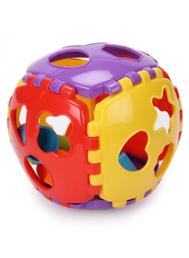 Educational Shape Sorter Ball With Shapes All Around The Detachable Ball For Kids Ages 1+ Non Toxic