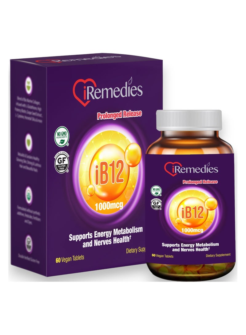 Ib12, 1000mcg, 60 Tablets, 60 Servings