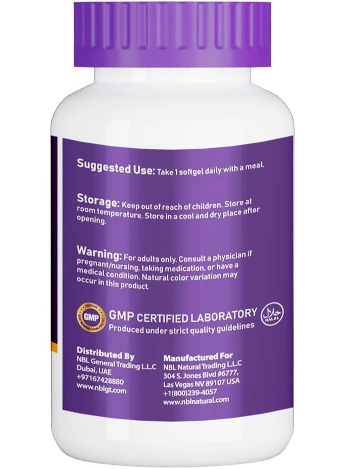 Vitamin E-400 Mixed Tocopherols & Selenium 100 Softgel, Supports Heart, Skin, Immune Health & Antioxidant Protection For Men And Women