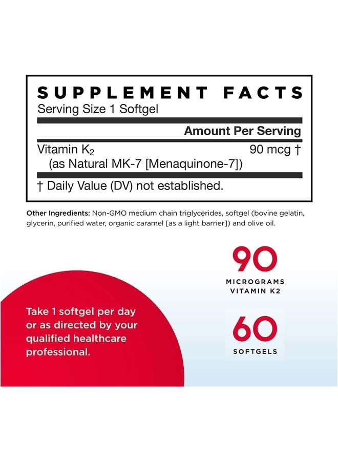 MK-7 90 mcg Softgels 60'S