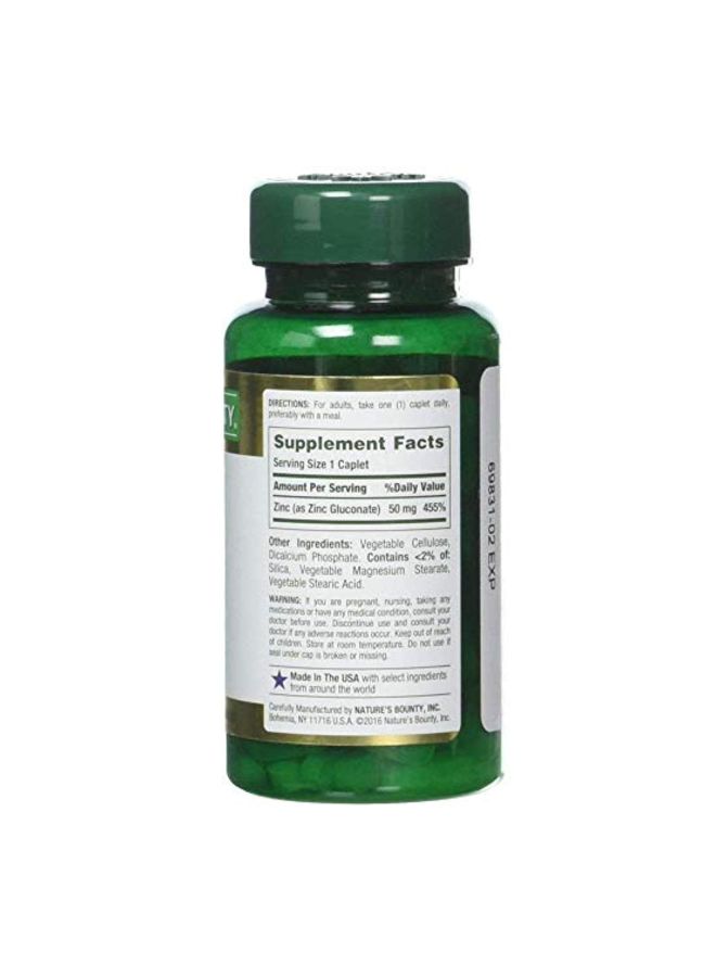 Zinc Caplets - 500 Capsules