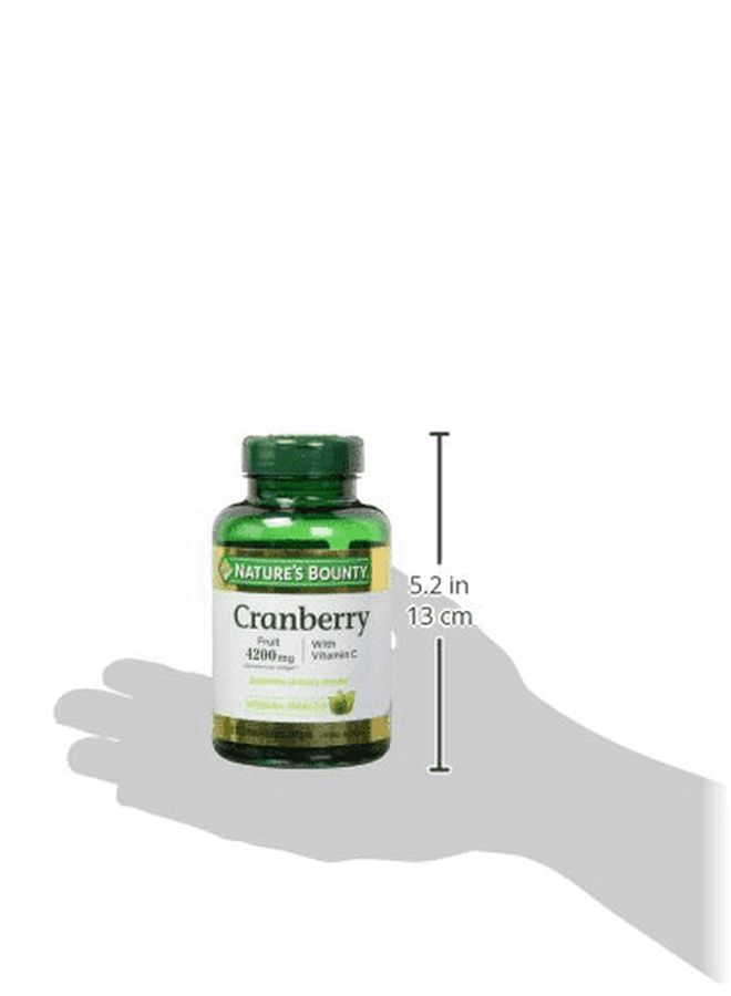 Cranberry With Vitamin C Herbal Supplement - 250 Softgels