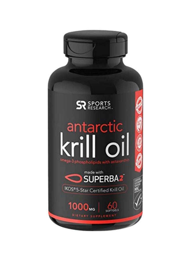 Antarctic Krill Oil 1000mg- 60 Softgels