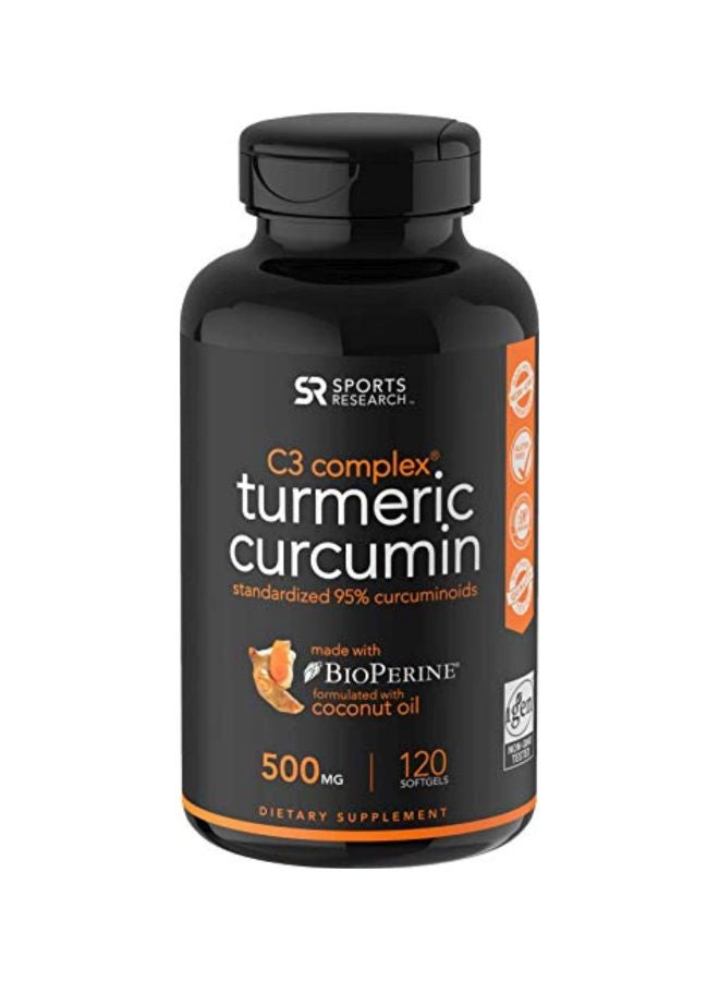 C3 Complex Turmeric Curcumin 500mg - 120 Softgels