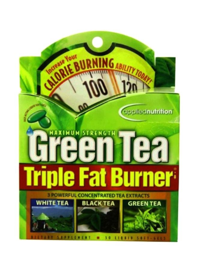 Green Tea Triple Fat Burner Dietary Supplement - 30 Softgels