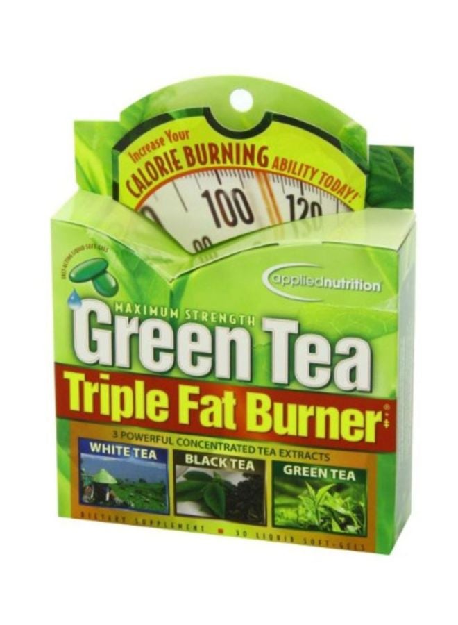 Green Tea Triple Fat Burner Dietary Supplement - 30 Softgels