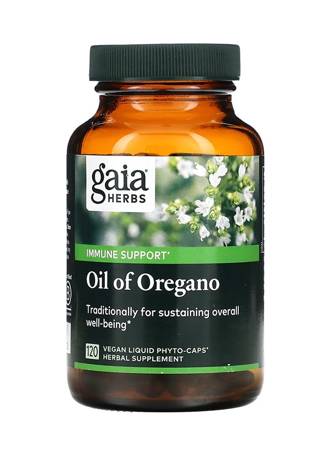 Oil Of Oregano - 120 Vegan Liquid Phyto-Caps