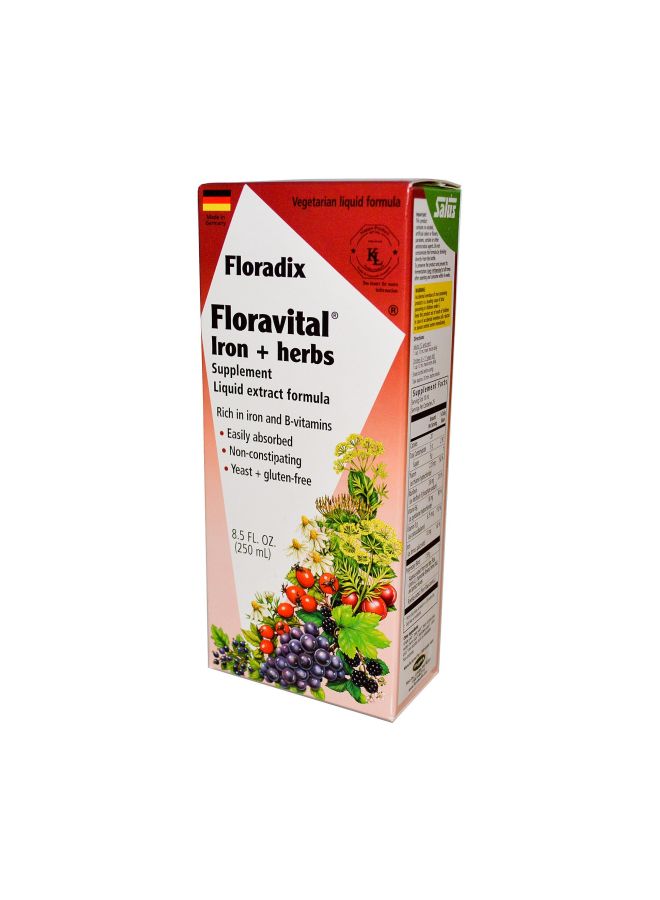 Floradix Floravital Herbs Supplement Liquid Extract Formula