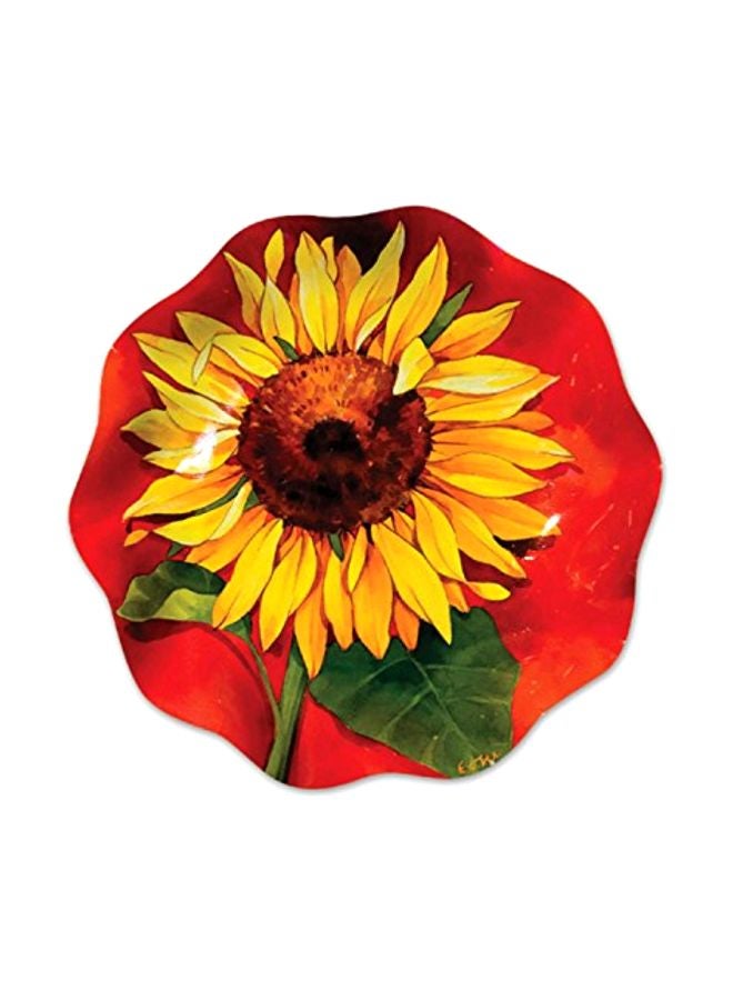 10-Piece Sunflower Printed Bowl Set 59531 9.5inch