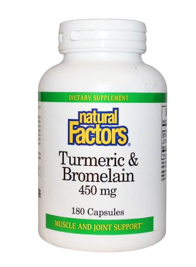 Turmeric Bromelain - 180 Capsules