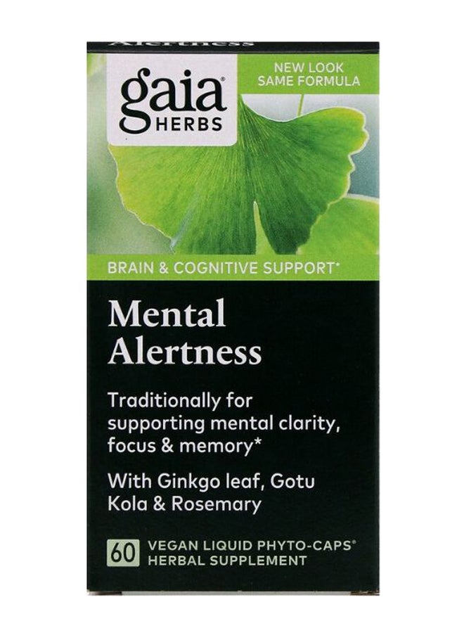 Mental Alertness - 60 Vegetarian Liquid Phyto-Caps