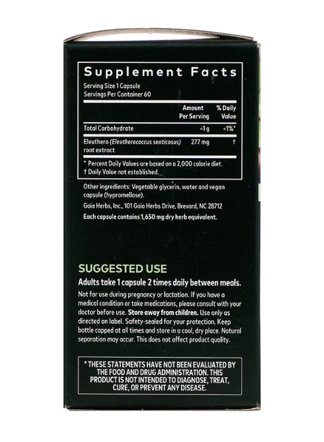 Eleuthero Root - 60 Vegan Liquid Phyto-Caps